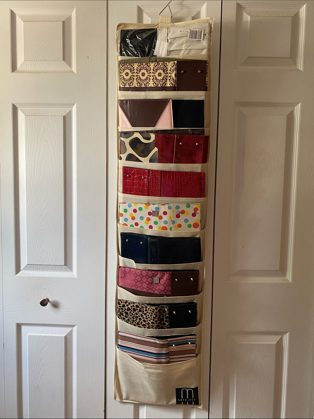 Miche  Hanging Organizer with Multi Pockets and 12 Shells